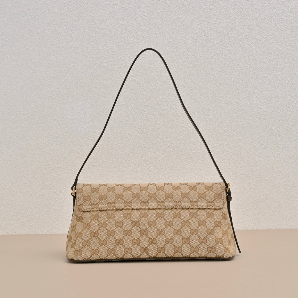 GUCCI GG Madison Denim Shoulder Bag-874744