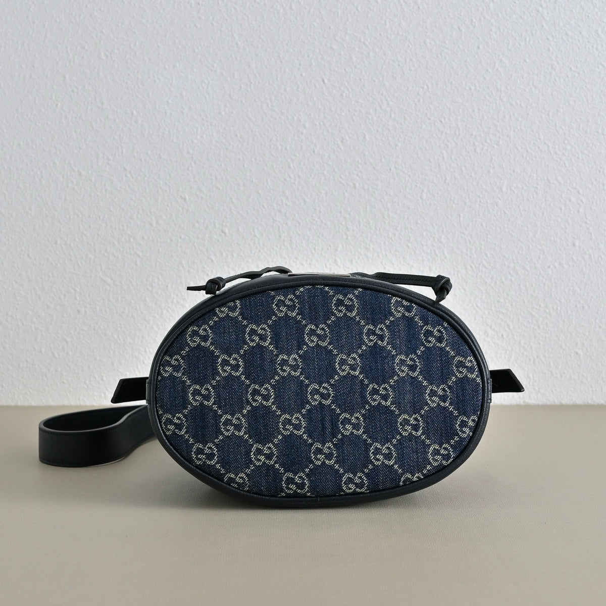 GUCCI Generation GG Denim Bucket Bag-875237