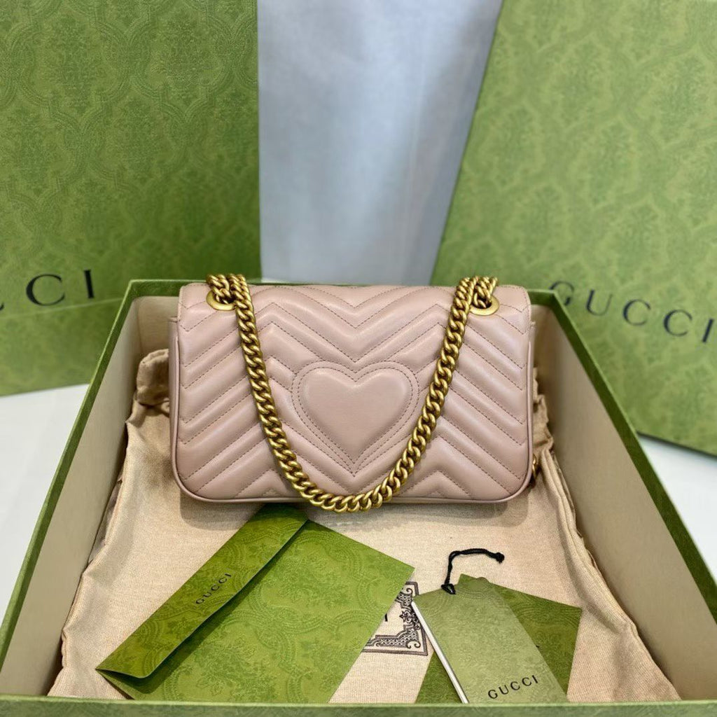 Gucci GG Marmont Leather Shoulder Bag-443497