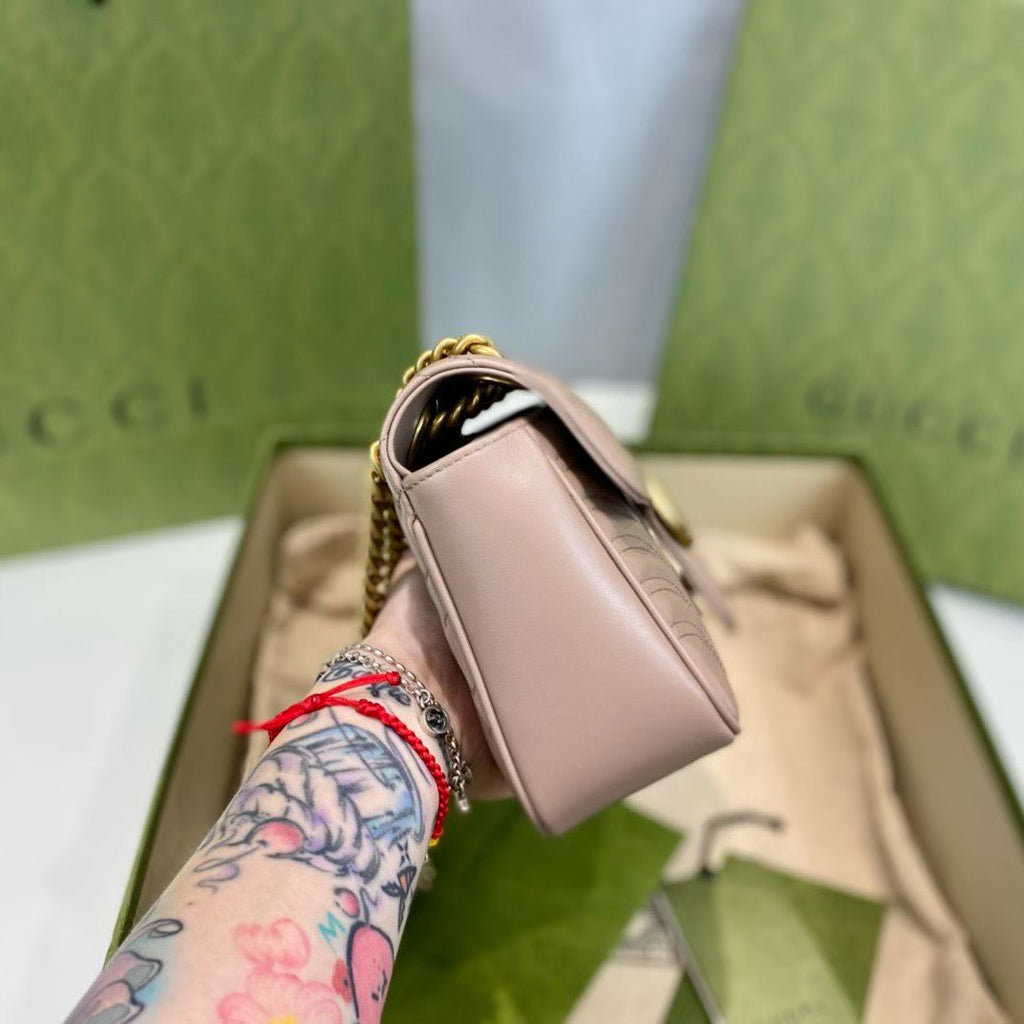 Gucci GG Marmont Leather Shoulder Bag-443497